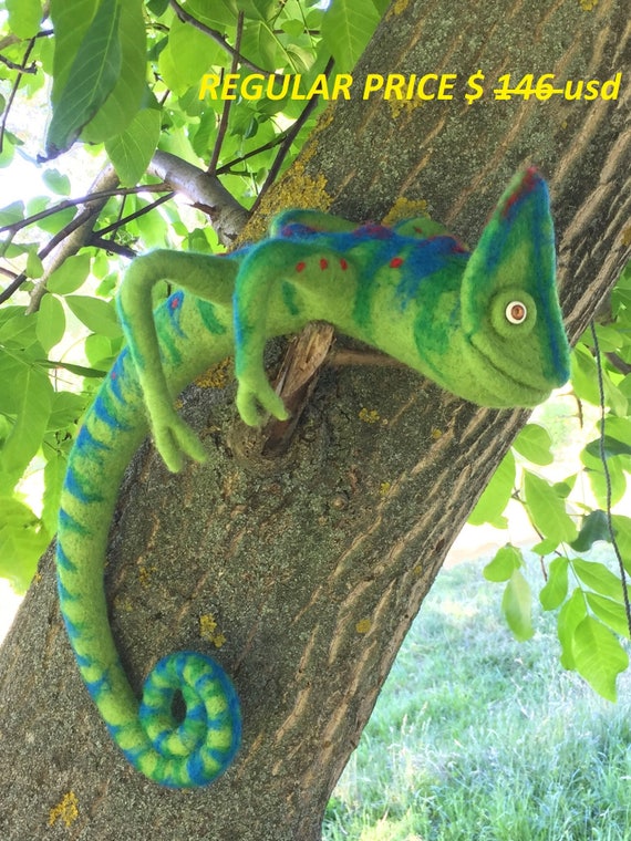 Sale Sale Big Artist Reptile Eco Friendly Toy Wool Etsy