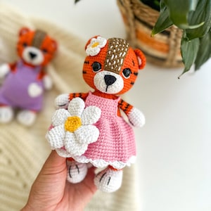 Crochet tiger for baby, Crochet Tiger Amigurumi Toy, Tiger crochet toy, crochet animals, Tiger plush doll, Baby shower gift for boy girl