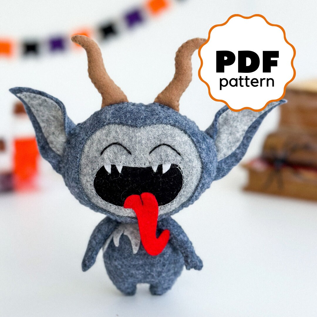 Krampus Pattern Print Backpack main image 0