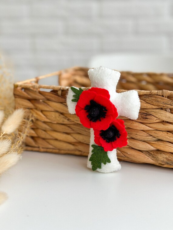 Ornamenti Di Pasqua A Forma Di Croce Trasparenti In Acrilico - Set Di 2 Decorazioni Da Appendere All'Albero