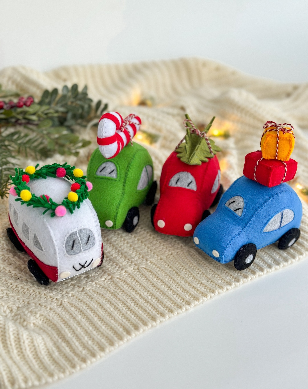 Car Christmas Decorations, Personalized Christmas Ornament, Kids