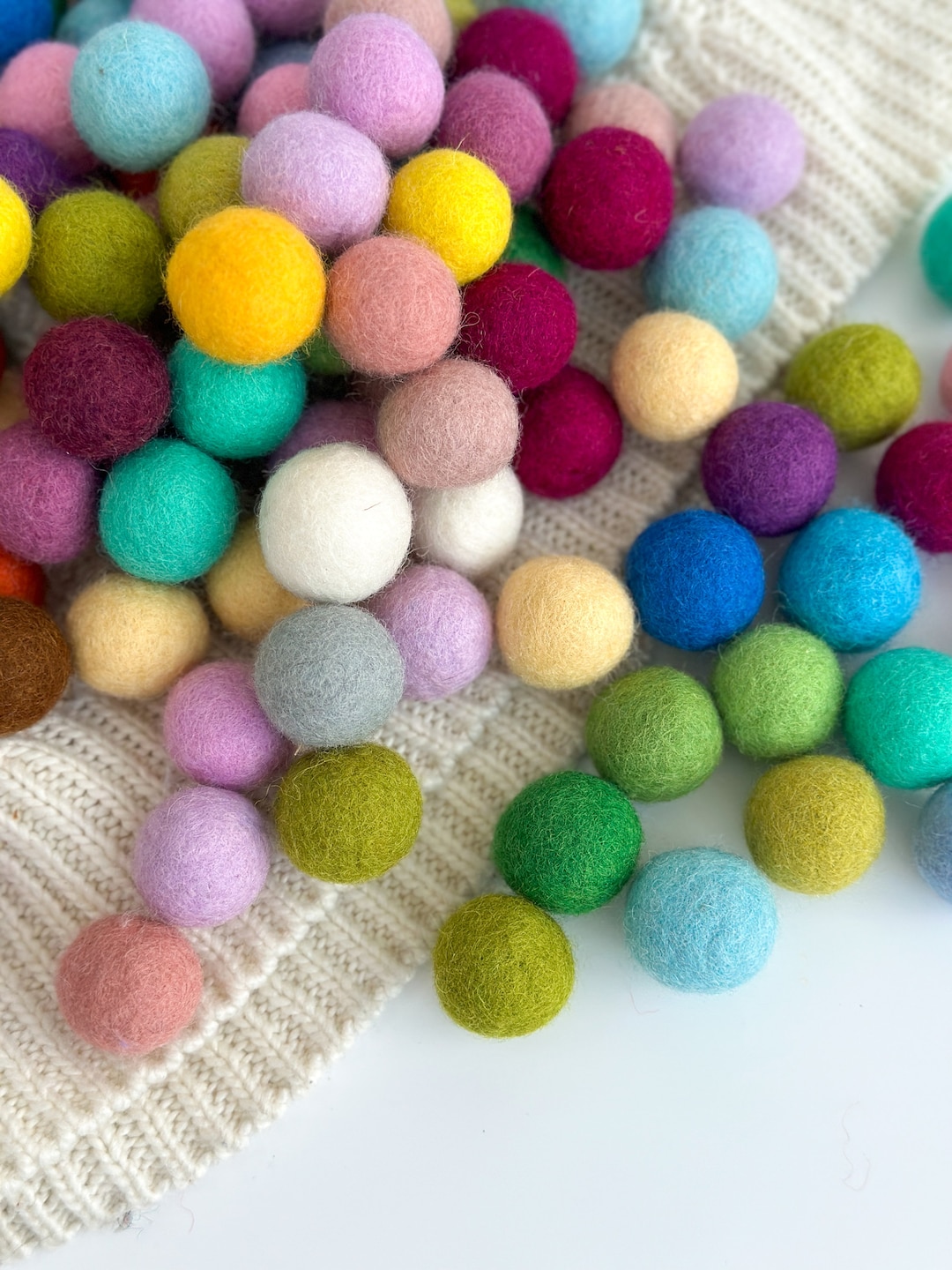 Best HD Pictures about  Felt Pom Pom Garland  with No AI Images