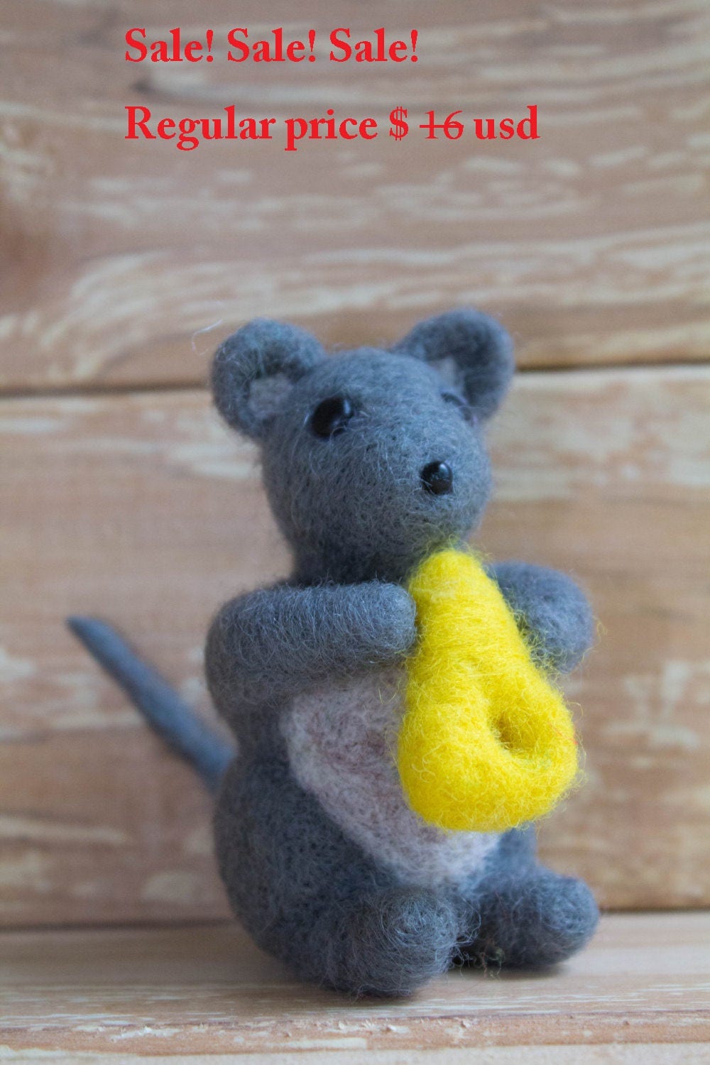 SALE SALE Wool toy toy mouse stuffed animal eco friendly Etsy