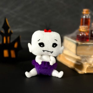 Halloween baby Vampire, child vampire, mini vampire, Halloween decor, spooky toy, Halloween tree ornaments, Halloween decorations