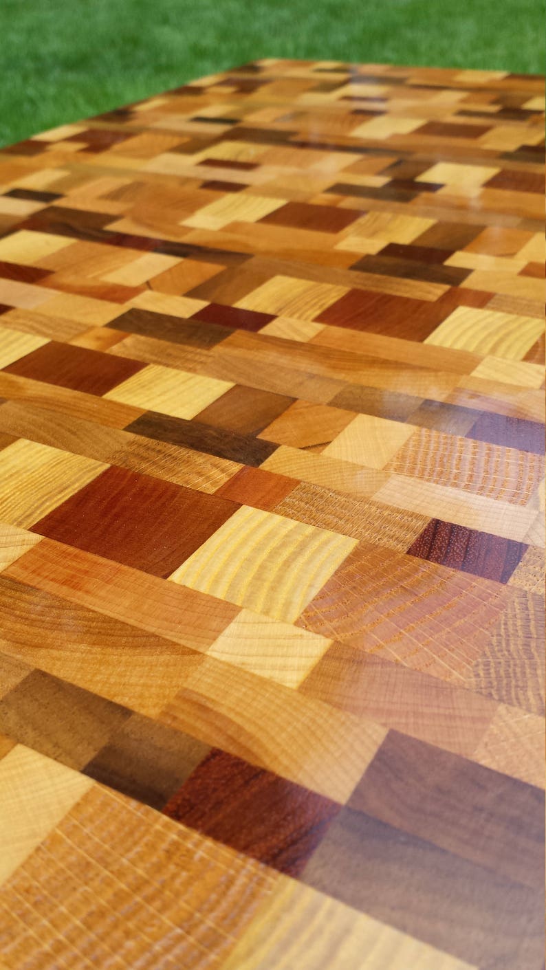 End Grain Hardwood Coffee Table Etsy