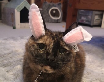 Easter Bunny Ears Cat Costume