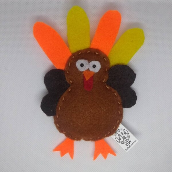 Thanksgiving Cat Toy Etsy