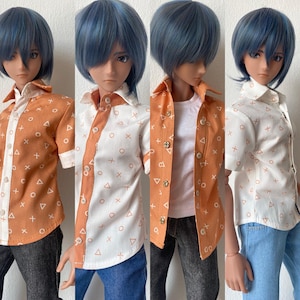 Short sleeve shirts for Smart Doll Boy.