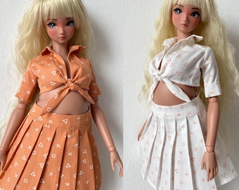 Anzug und Bluse für Smart Doll Pear Body.