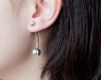 Bubble Sterling Silver Earrings