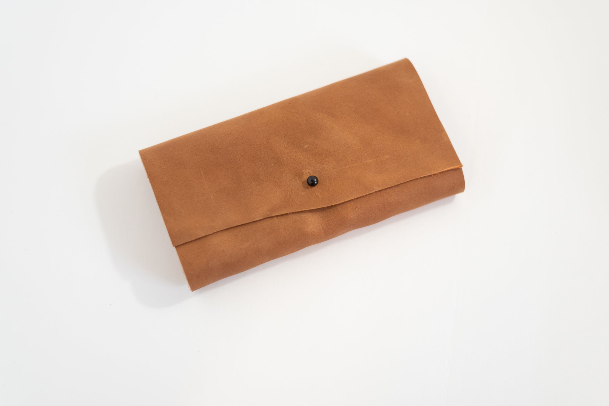 Brown Leather Essential Oil Case - Essential Pink