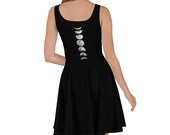 Moon Phase Skater Dress XS-3XL Wild Within