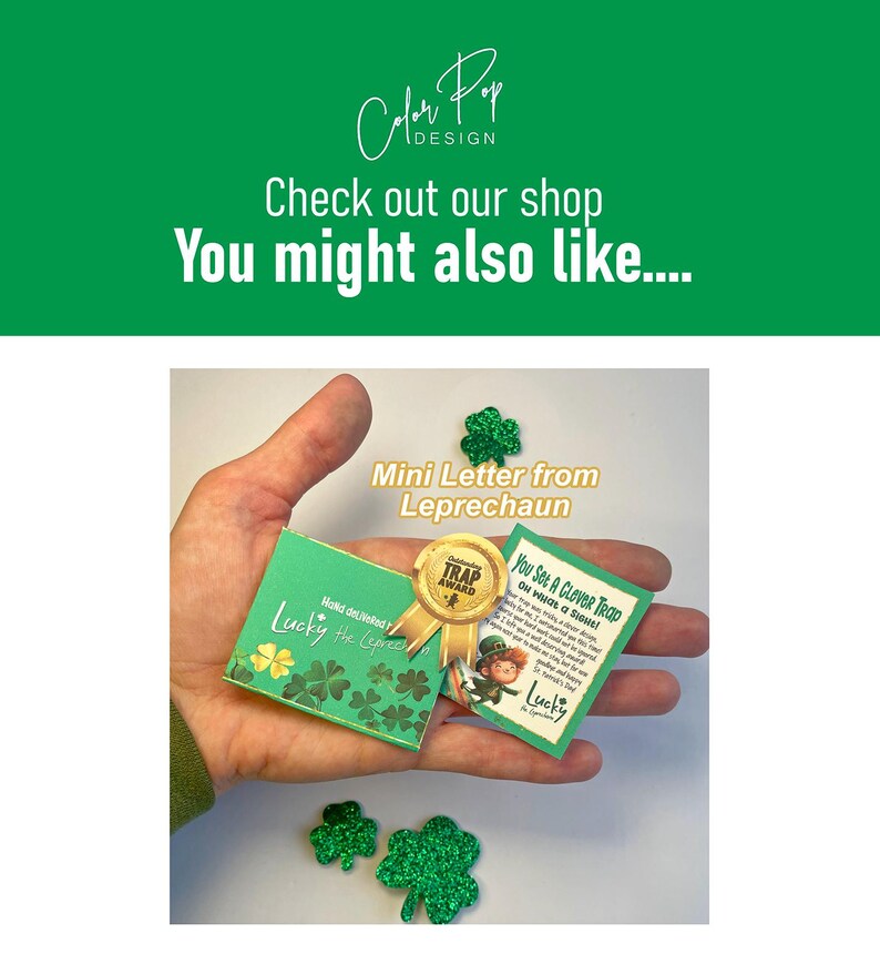 leprechaun letter leprechaun trap letter mini leprechaun note, leprechaun craft st patrick's day kids activity, catch a leprechaun, printable, tiny envelope, note miniature, st patricks day activity printable children's, party printable children, st paddy's day proof, game, tag, envelope, leprechaun trap award, ribbon, scavenger hunt game st patrick's day, mini letter and envelope, editable download, st patricks day card , gift for st patricks day, green lucky the leprechaun, classroom, morning