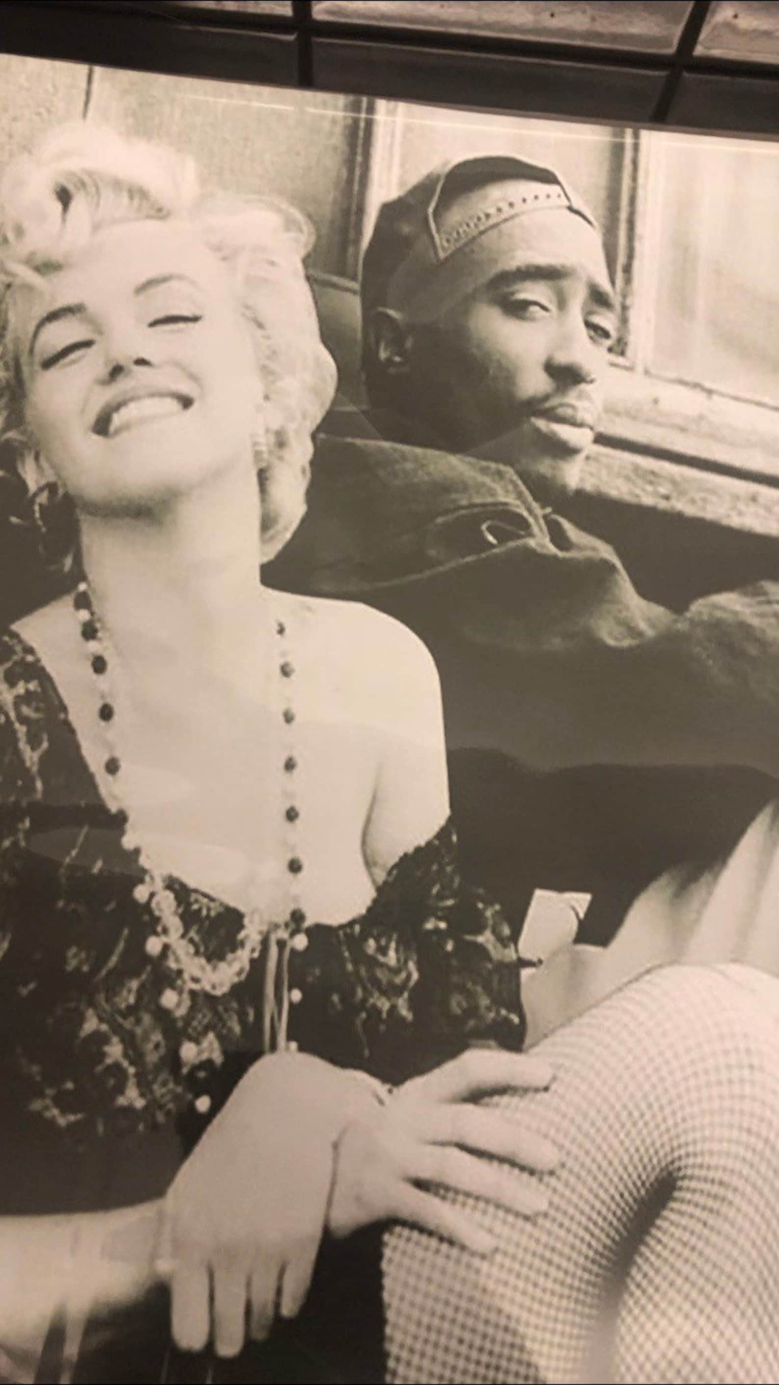 Marilyn Monroe und 2Pac Wandkunstdruck Tupac Shakur Poster Etsy