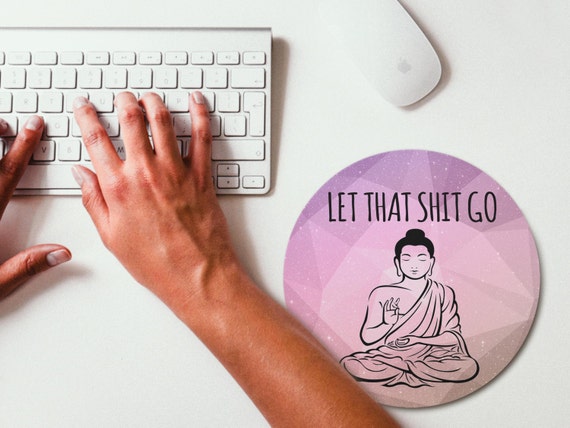 buddha space mouse pad