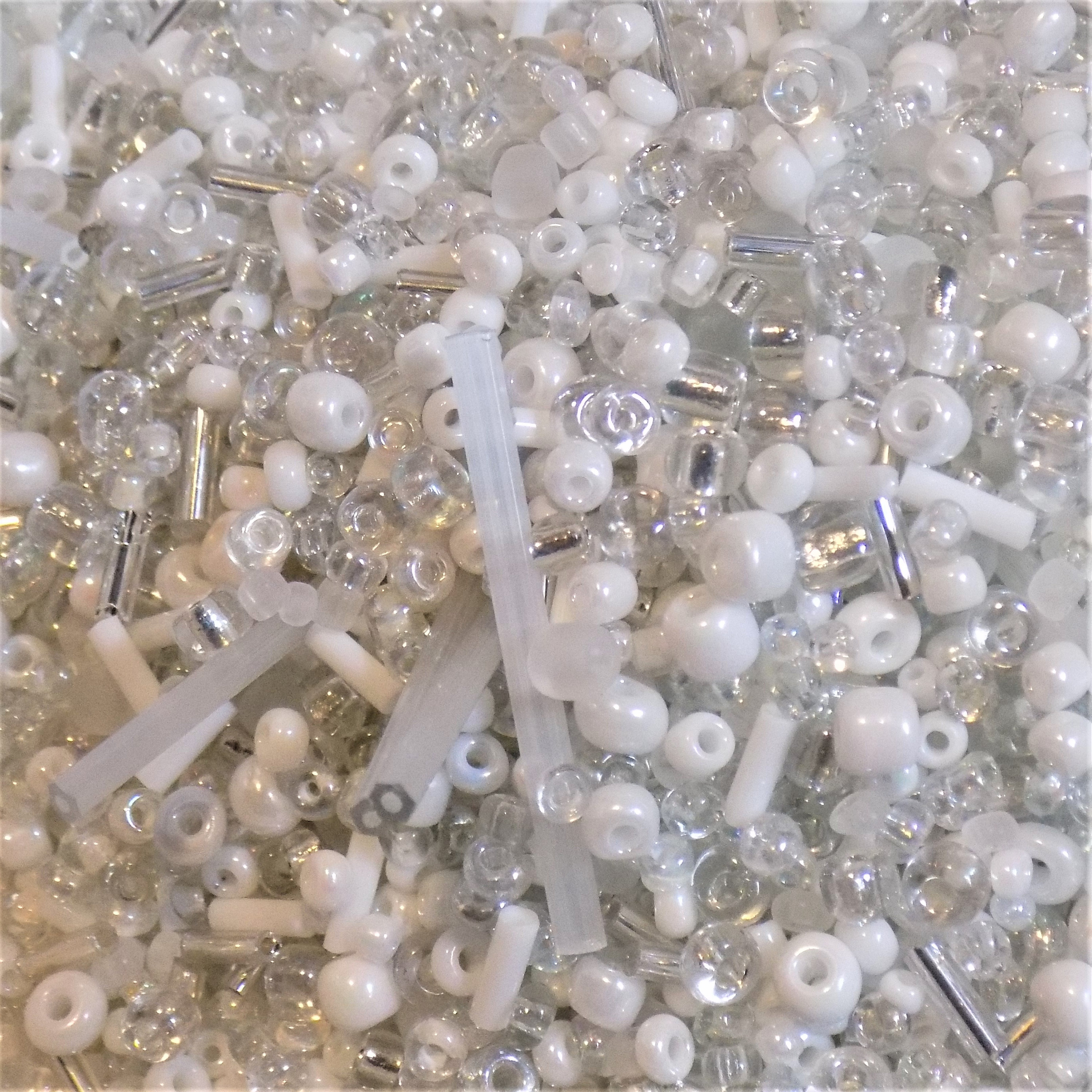 2MM White 12/0 Glass Seed Beads A010-44 