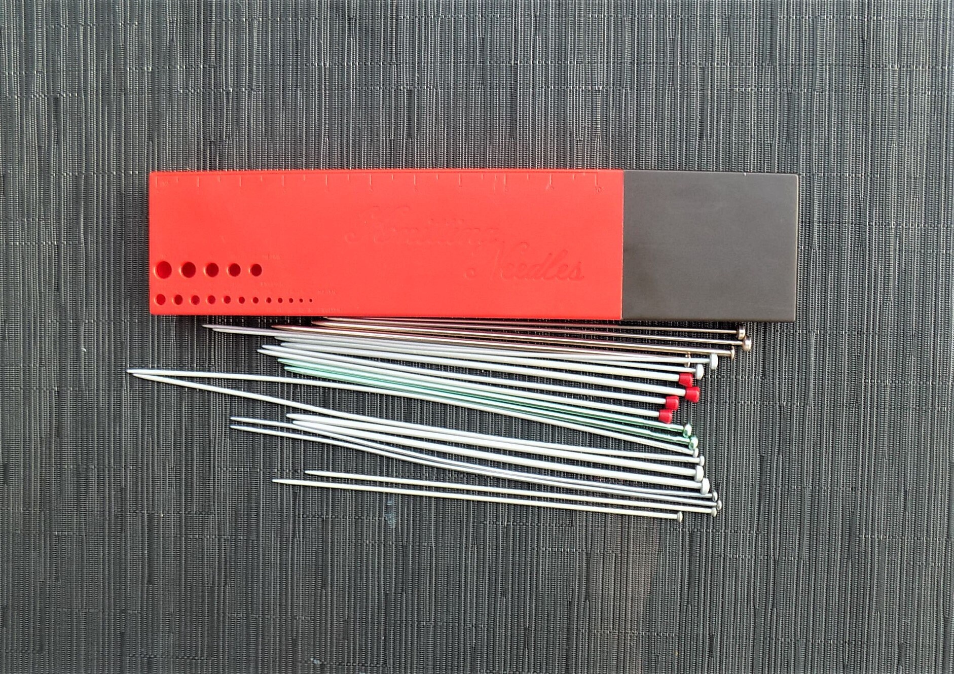 Fabulous Vintage Plastic Knitting Needle Case / Holder. Orange Etsy