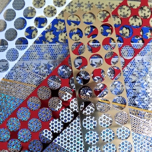 NEW Mixed Shape Punchinella Pack X 12 Pieces. Sequin Waste With a