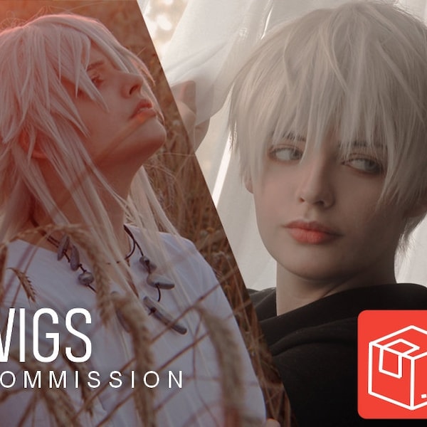 Wig COMMISSION - Natural style ( Read description ) cosplay, alternative styles, daily wear ...