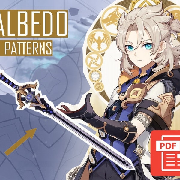 CINNABAR SPINDLE - Albedo - Genshin Impact cosplay pattern / blueprint