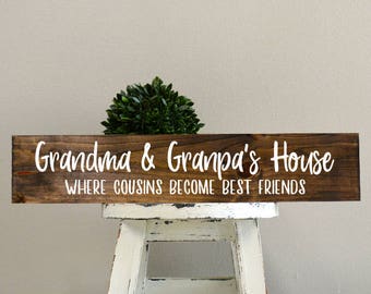 Gift for Grandparents, grandparent gift, gift for mom, grandma sign, grandparent wood sign,  wooden signs, custom wood sign,