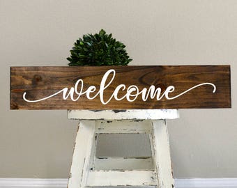 welcome sign, welcome wood sign, welcome wedding sign, welcome sign front porch, wooden sign, custom wood sign, custom wooden signs