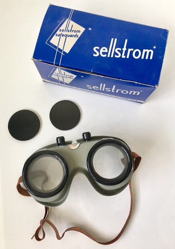 Vintage Sellstrom Safety/Welding Goggles - Retro S