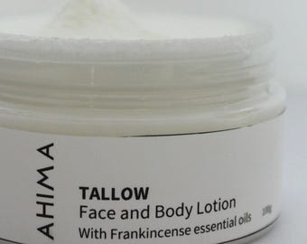 Grass-Fed Whipped Tallow Body Cream - Infused with Frankincence | Beef Tallow | Best Seller | Natural Skin Care