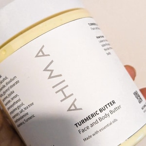 Tumeric Skin Brightening Face and Body Cream, Healthy Glow Turmeric Face Cream