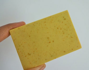 Jabón de cúrcuma en barra, jabón de cúrcuma para manchas oscuras, cúrcuma orgánica