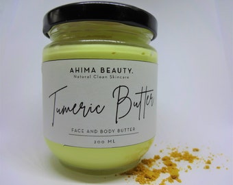 Crème pour le visage et le corps éclaircissante pour la peau au curcuma, crème pour le visage au curcuma bonne mine