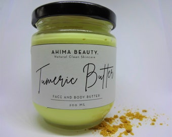 Tumeric Skin Brightening Face and Body Cream, Healthy Glow Kurkuma Gezichtscrème - Voor alle huidtypes