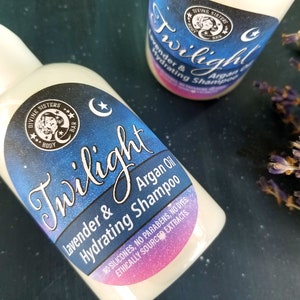 Shampoo / Twilight Lavender & Argan Shampoo / Organic Lavender Shampoo / Argan Shampoo / Hydrating Shampoo / Gift for Woman / Gift for Her