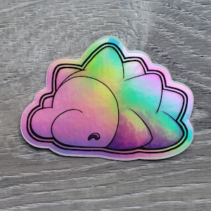 Snom Holographic Vinyl Sticker