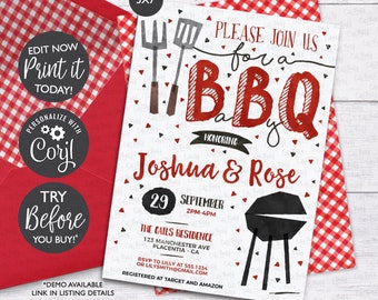baby bbq invitations