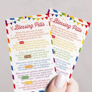 Segen Pillen Gedicht Geschenkanhänger, Personal Lehrer Anerkennung Woche, Schule Pta Pto Danke Schokolade Süßigkeiten, Gunst Tags, INSTANT DOWNLOAD TG065