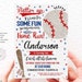 INSTANT DOWNLOAD Baseball Birthday Party Invitation, Baseball Boy ...