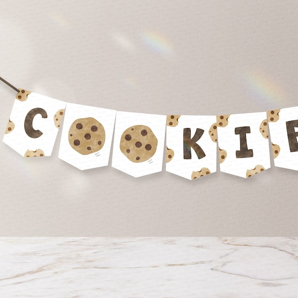 Cookies Booth Printable Banner, Cookie Sign, Bake Sale Banner, Cookie Sale Pennant banner, Cookie Stand Sign Girl Scout INSTANT DOWNLOAD 526