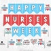 Nurses Week Banner Printable INSTANT DOWNLOAD Editable Nurses Week ...