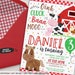 Barnyard Birthday invitation DIY Farm Animals printable invite - Barnyard birthday decorations red barnyard birthday invitations Farm invita