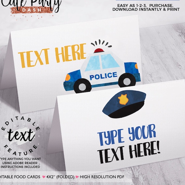Cops and Robbers - Etsy