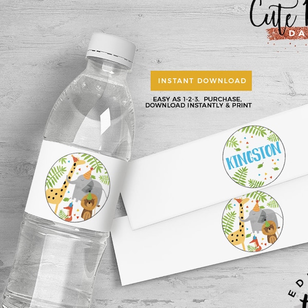 Zoo Party Favors Etsy