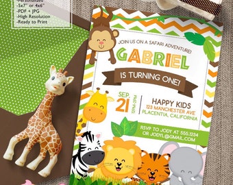 instant download safari birthday party favor tags safari etsy