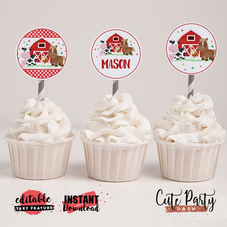 INSTANT DOWNLOAD EDITABLE Barnyard Birthday Wall Banner - Etsy