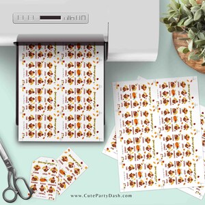God Says You Are Religious Thanksgiving Gift Tag Printable INSTANT DOWNLOAD Christian Affirmation Tags Fall Appreciation Sunday School