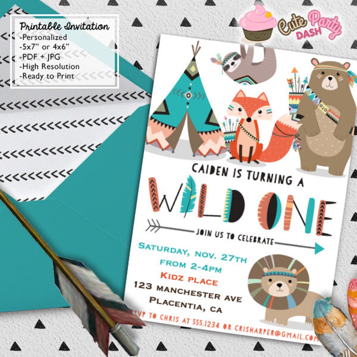 Wild One First Birthday Chalkboard Sign 1st Birthday Etsy