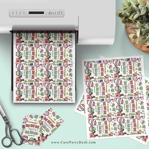 Christmas Treat for Someone Sweet Gift Tag, Holiday Appreciation Gift Tags, Favor Employee Company Staff Teacher, INSTANT DOWNLOAD EDITABLE