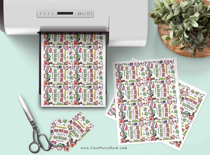 Christmas Treat for Someone Sweet Gift Tag, Holiday Appreciation Gift Tags, Favor Employee Company Staff Teacher, INSTANT DOWNLOAD EDITABLE
