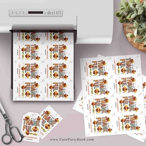 Thankful for You Gift Tag Printable INSTANT DOWNLOAD Thanksgiving gift Tag EDITABLE Fall Appreciation Thankful School gift for Teacher