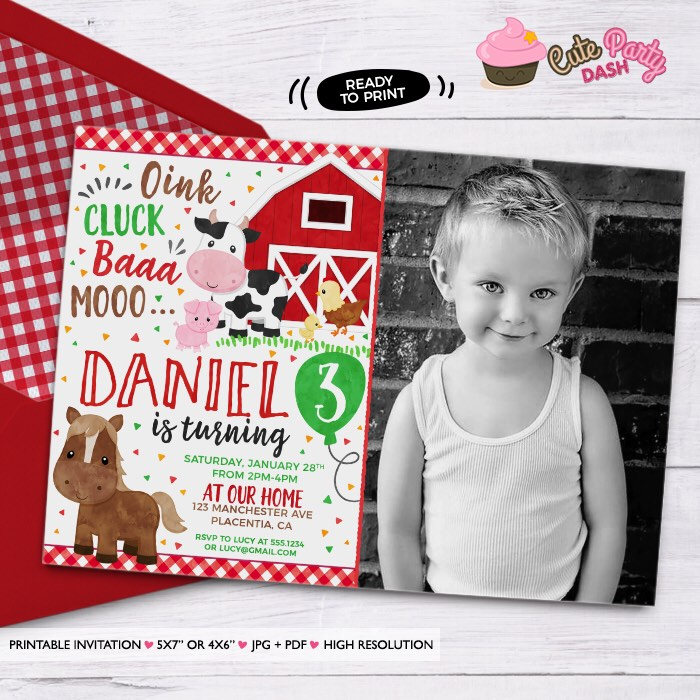 INSTANT DOWNLOAD EDITABLE Barnyard Birthday Wall Banner - Etsy